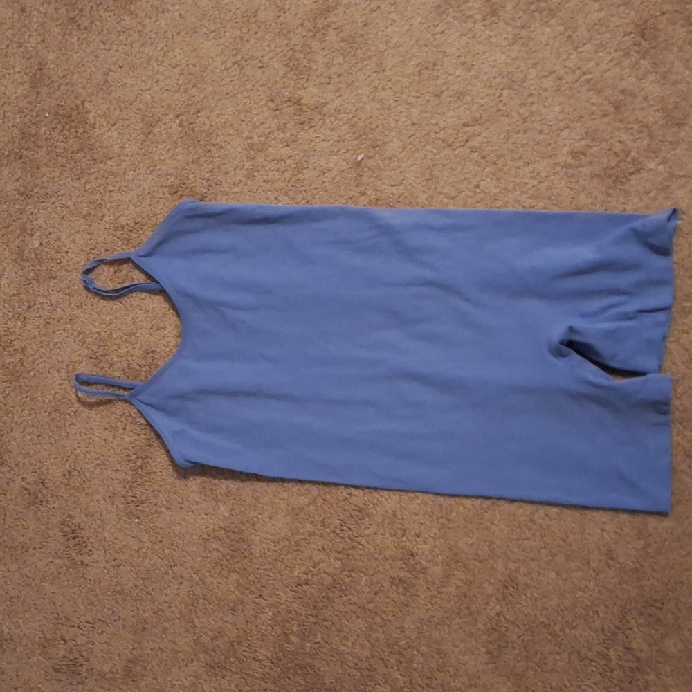 Blue one-piece